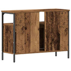 Gabinete de Lavabo para Baño Madera vieja 80 x 30 x 60 cm