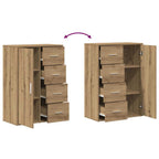 Aparador Roble artesanal 60 x 31 x 84 cm Madera de ingeniería