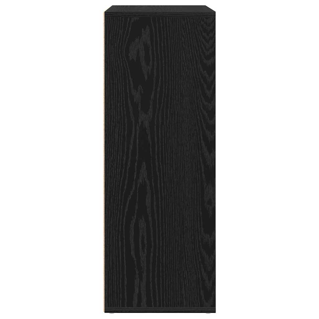 Aparador Roble Negro 60 x 31 x 84 cm Madera de ingeniería