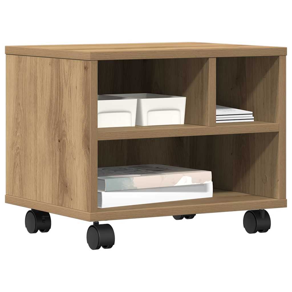 Soporte para Impresora Roble artesanal 41 x 32 x 34,5 cm
