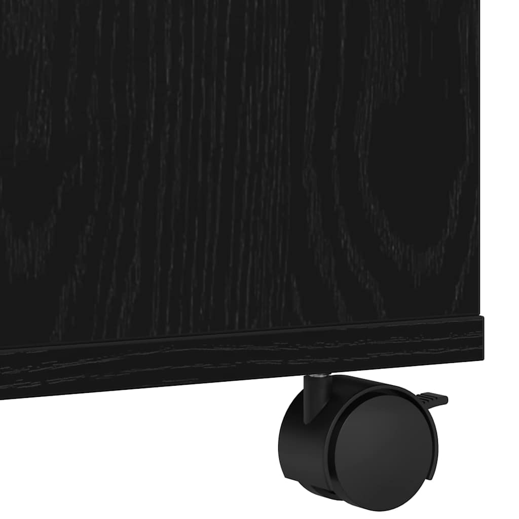 Soporte para Impresora Roble Negro 41 x 32 x 34,5 cm