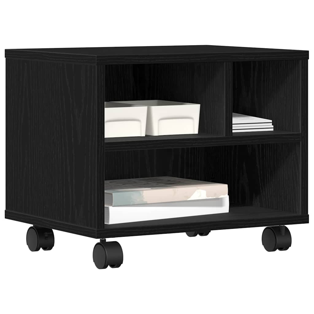Soporte para Impresora Roble Negro 41 x 32 x 34,5 cm