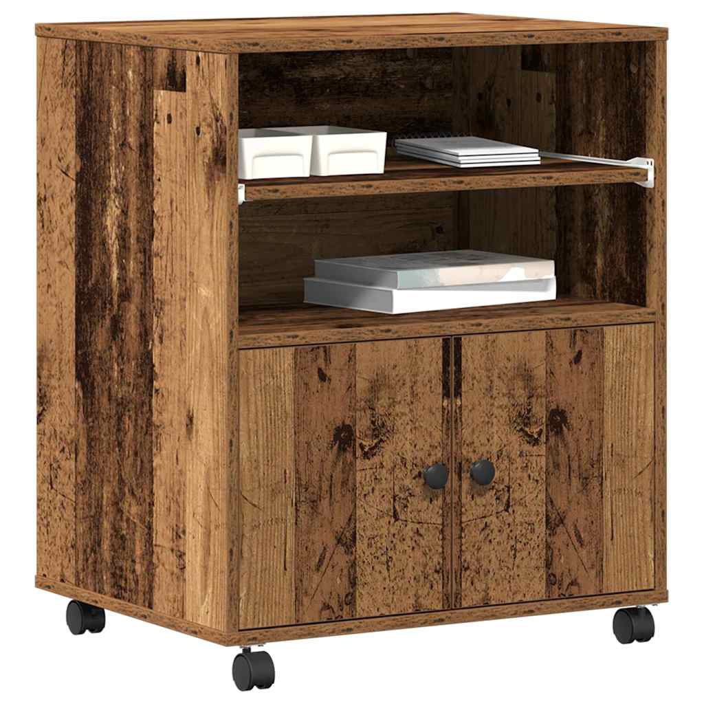 Soporte para Impresora Madera vieja 60 x 48 x 74 cm