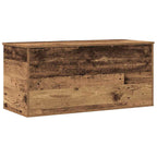 Caixa de Armazenamento Madeira envelhecida 100 x 42 x 46 cm