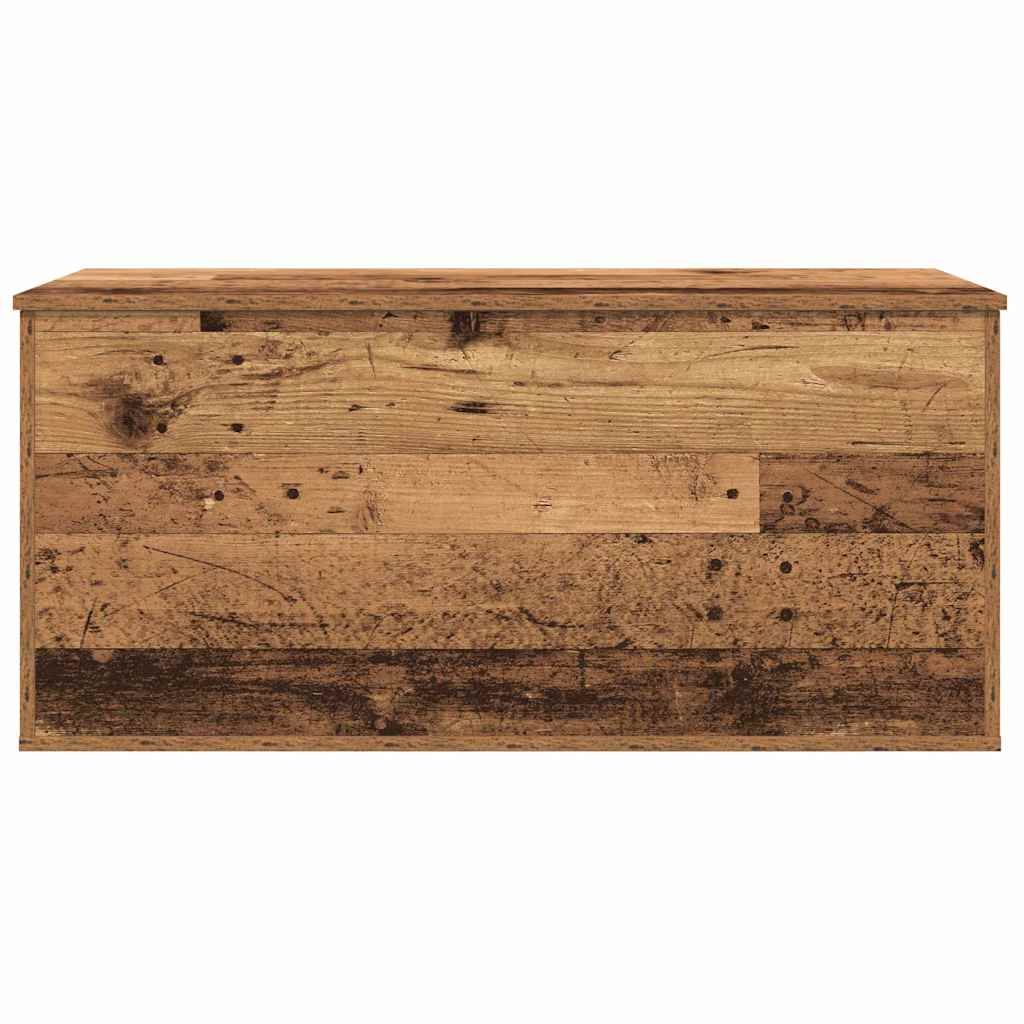 Caixa de Armazenamento Madeira envelhecida 100 x 42 x 46 cm