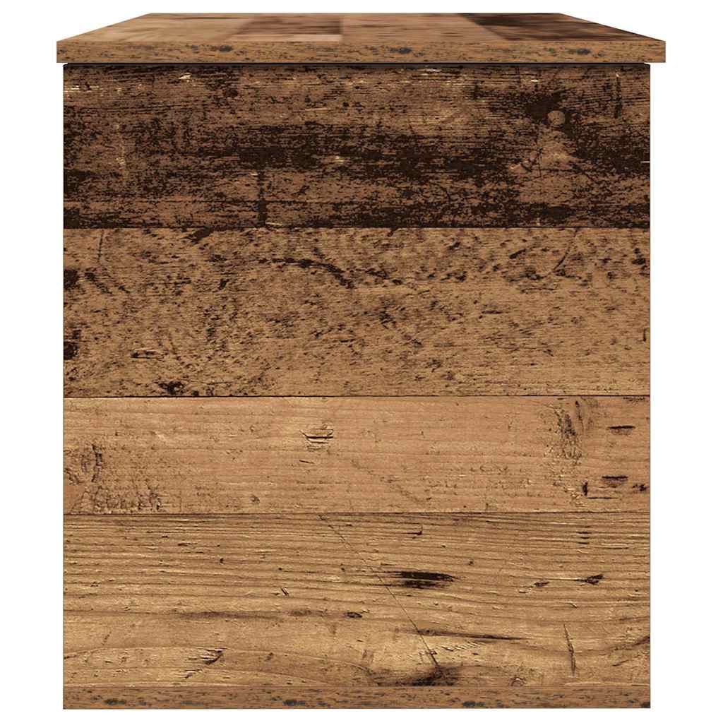 Caixa de Armazenamento Madeira envelhecida 100 x 42 x 46 cm