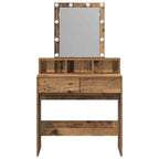 Mesa de Tocador con cajón Madera Vieja 80 x 41 x 144.5 cm