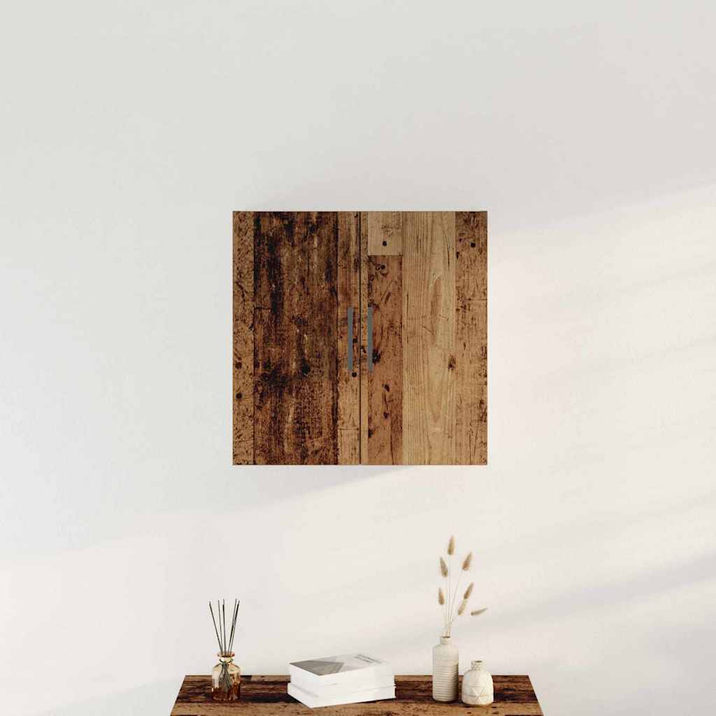 Armario de Pared Madera envejecida 60 x 31,5 x 60 cm