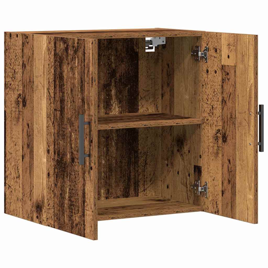 Armario de Pared Madera envejecida 60 x 31,5 x 60 cm