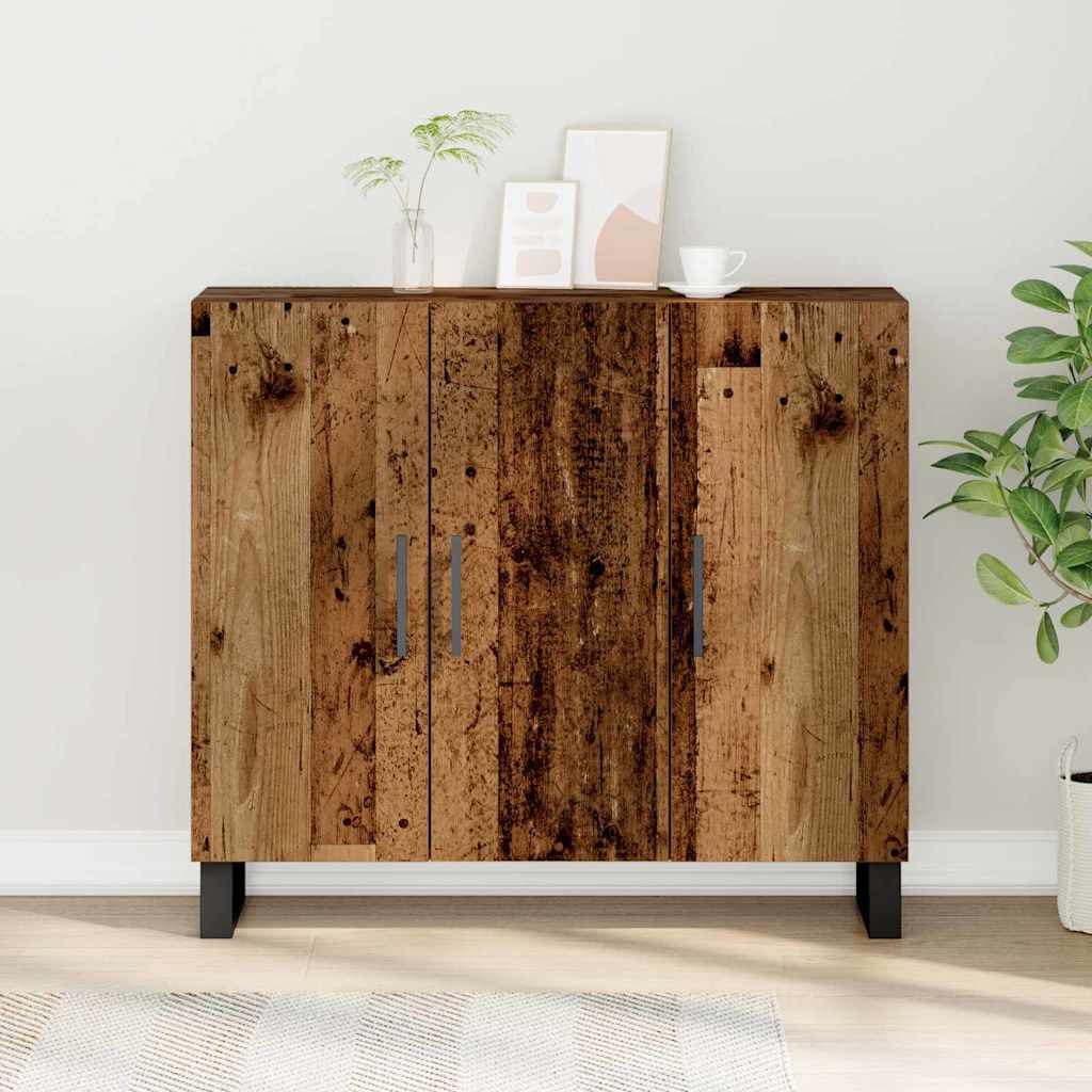 Aparador Madera vieja 90 x 34 x 80 cm Madera de ingeniería