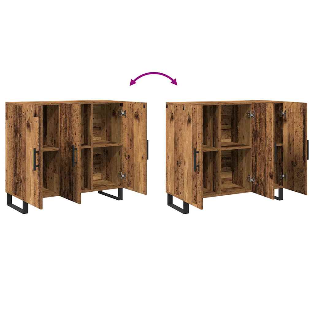 Aparador Madera vieja 90 x 34 x 80 cm Madera de ingeniería