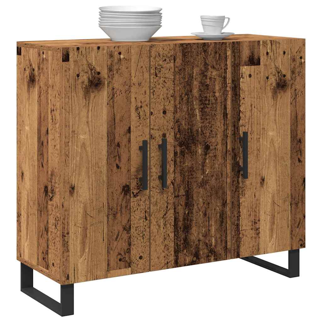 Aparador Madera vieja 90 x 34 x 80 cm Madera de ingeniería