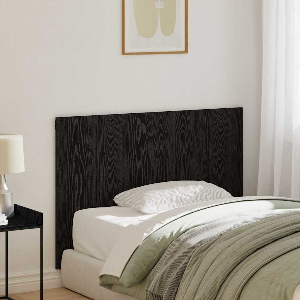 Cabecero de Cama con cabecera Roble Negro 160 x 1.5 x 80.5 cm