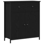 Aparador Roble Negro 70 x 30 x 80 cm Madera de ingeniería