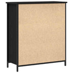 Aparador Roble Negro 70 x 30 x 80 cm Madera de ingeniería