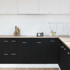 Mueble Bajo para Fregadero Roble Negro 80x46x81,5 cm Madera Ingenierizada