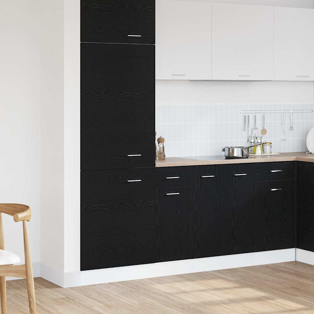Gabinete Base de Cocina con cajón Roble Negro 40 x 46 x 81,5 cm