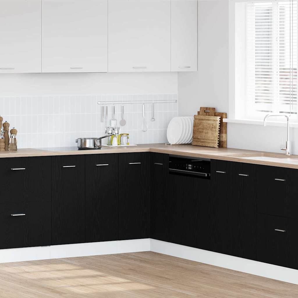 Gabinete Base de Cocina con cajón Roble Negro 40 x 46 x 81,5 cm