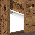 Mesita de Noche con cajón 2 pcs Madera vieja 45 x 34 x 44 cm