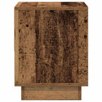 Mesita de Noche con cajón 2 pcs Madera vieja 45 x 34 x 44 cm