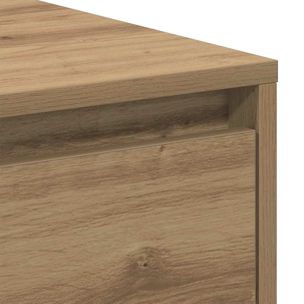 Armario de Noche 2 pcs Roble artesanal 45 x 34 x 44,5 cm