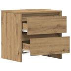 Armario de Noche 2 pcs Roble artesanal 45 x 34 x 44,5 cm