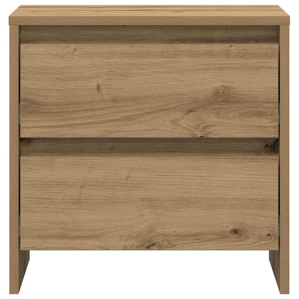 Armario de Noche 2 pcs Roble artesanal 45 x 34 x 44,5 cm