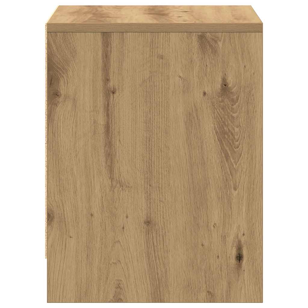 Armario de Noche 2 pcs Roble artesanal 45 x 34 x 44,5 cm