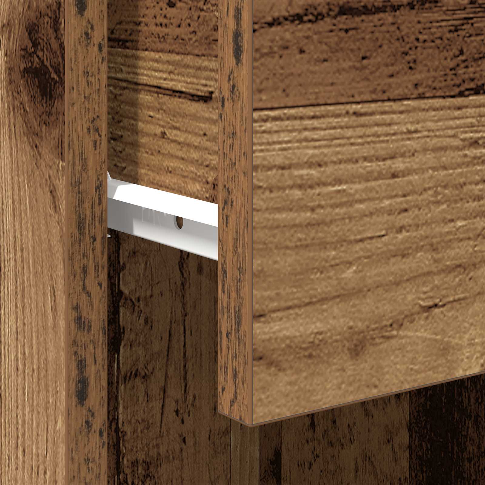 Gabinete de Baño con cajón Madera vieja 32 x 34 x 90 cm