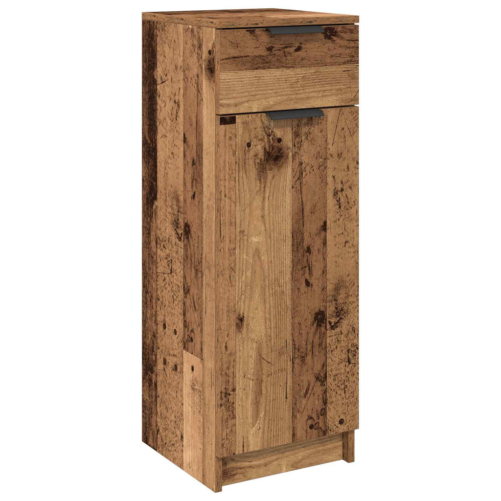 Gabinete de Baño con cajón Madera vieja 32 x 34 x 90 cm