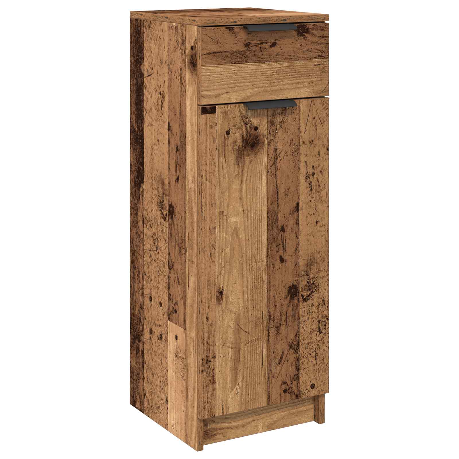 Gabinete de Baño con cajón Madera vieja 32 x 34 x 90 cm