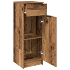 Gabinete de Baño con cajón Madera vieja 32 x 34 x 90 cm