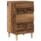 Armario de Noche con cajón Madera vieja 40 x 35 x 70 cm