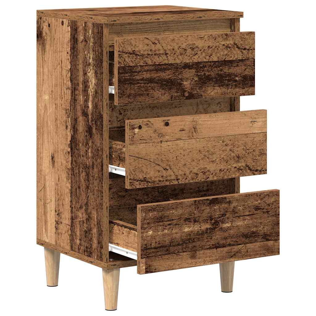 Armario de Noche con cajón Madera vieja 40 x 35 x 70 cm