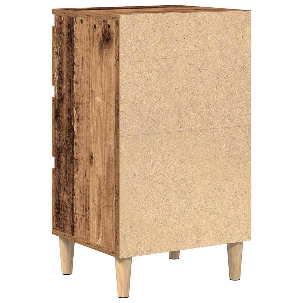 Armario de Noche con cajón Madera vieja 40 x 35 x 70 cm
