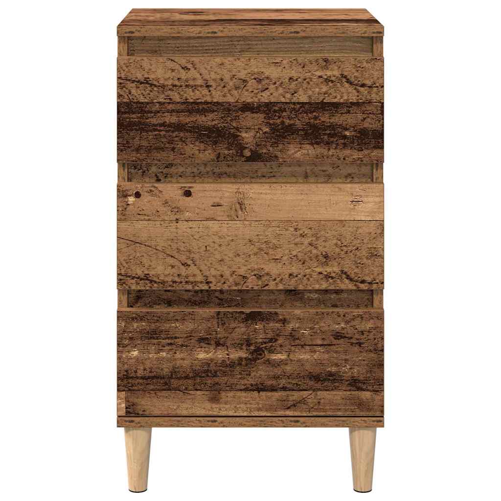 Armario de Noche con cajón Madera vieja 40 x 35 x 70 cm