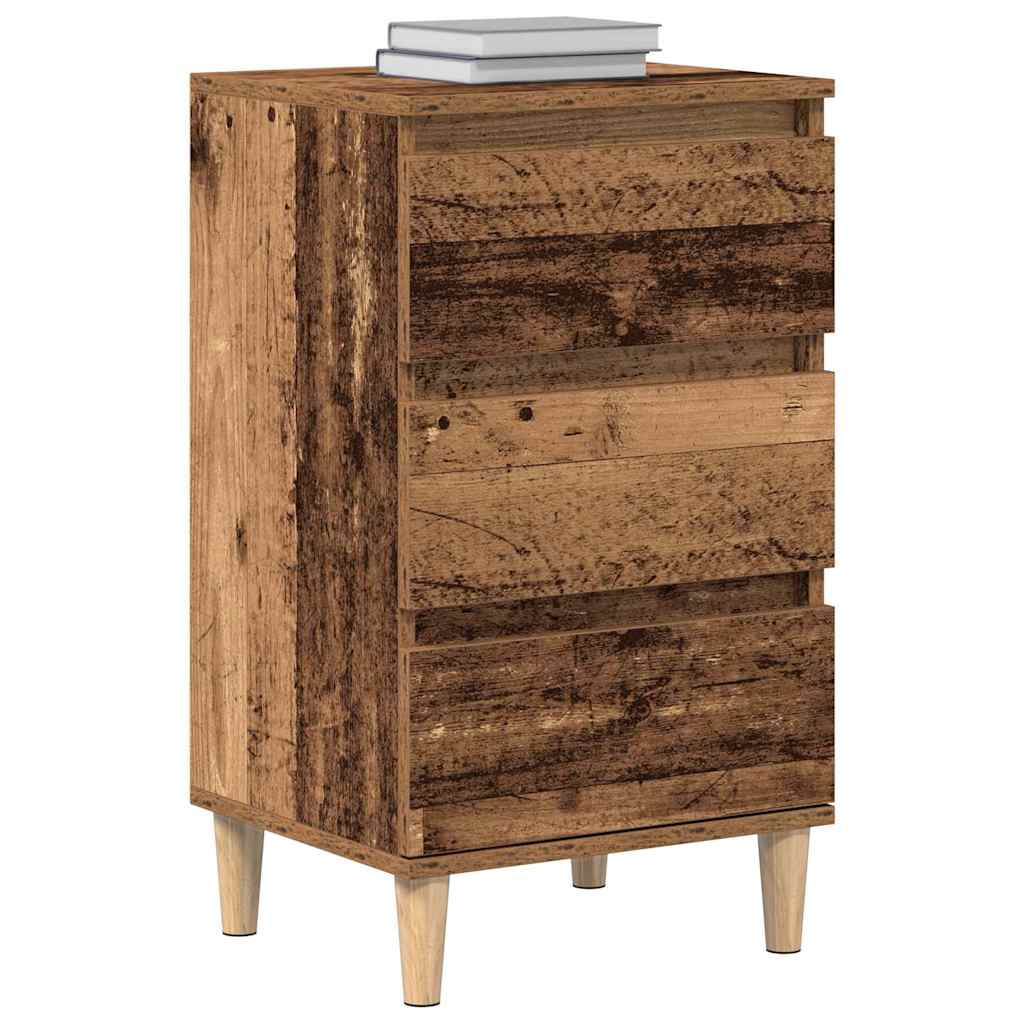 Armario de Noche con cajón Madera vieja 40 x 35 x 70 cm