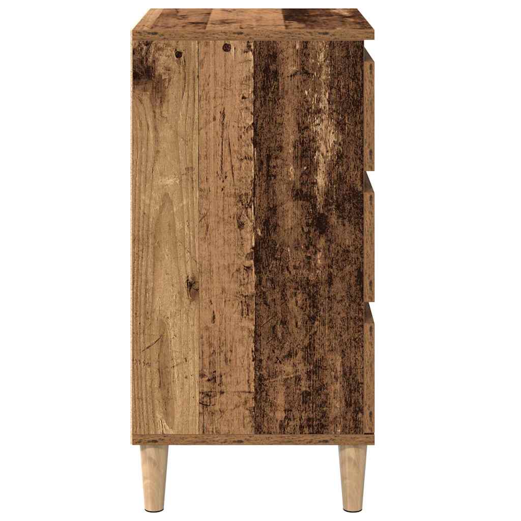 Armario de Noche con cajón Madera vieja 40 x 35 x 70 cm