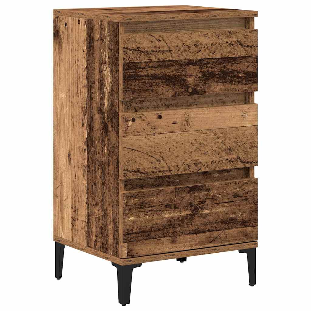 Armario de Noche con cajón Madera vieja 45 x 35 x 44 cm