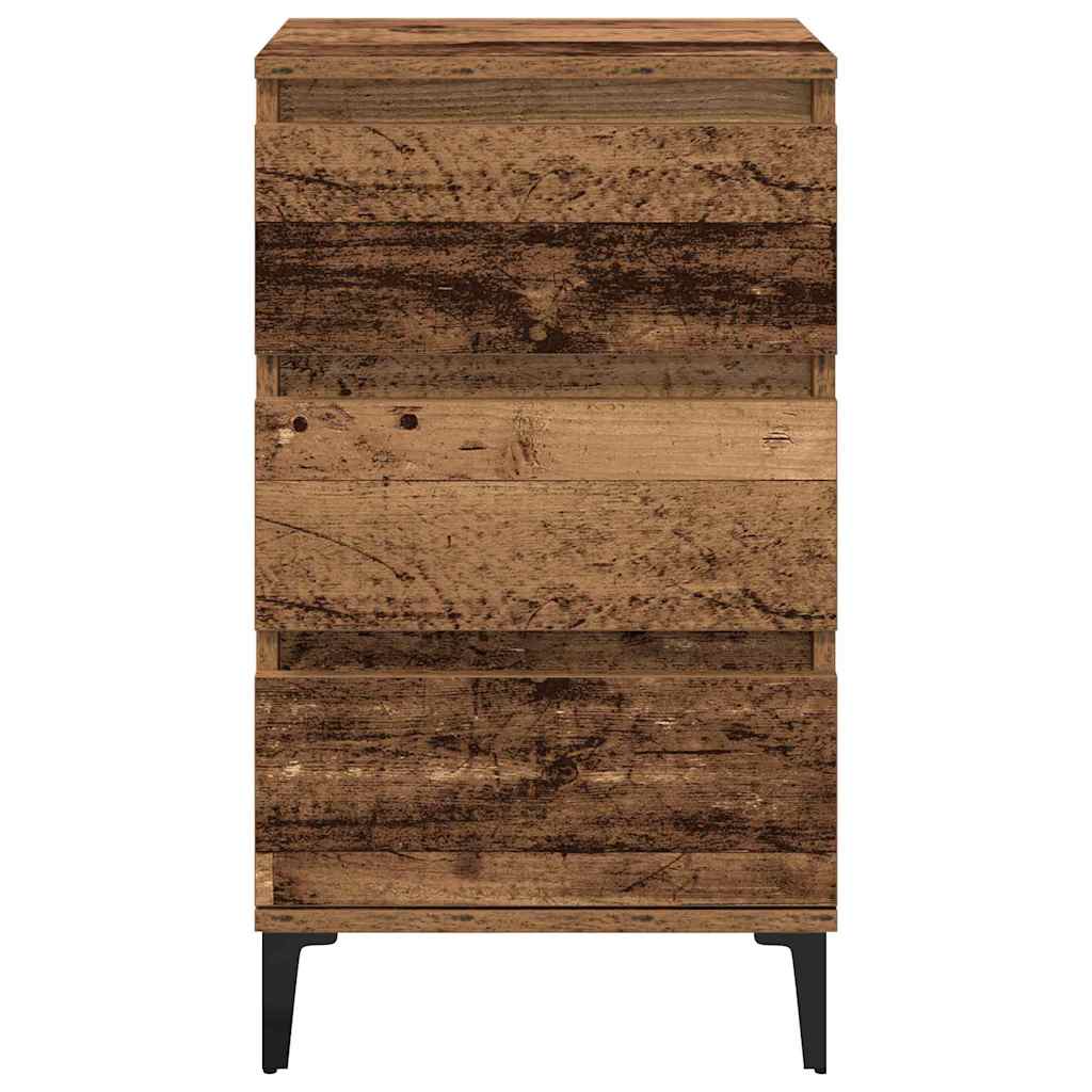 Armario de Noche con cajón Madera vieja 45 x 35 x 44 cm
