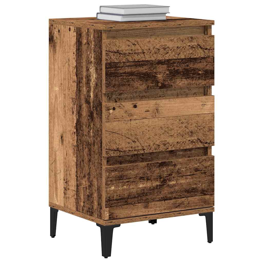 Armario de Noche con cajón Madera vieja 45 x 35 x 44 cm