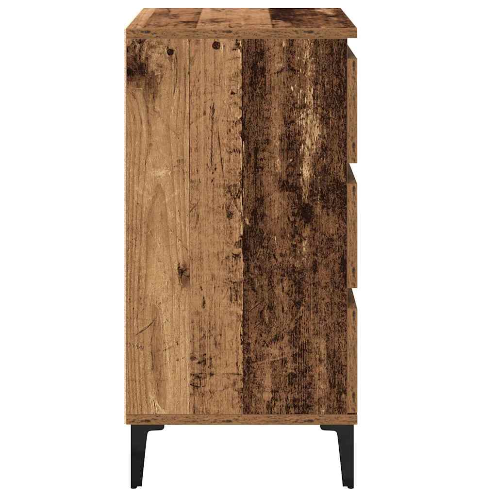 Armario de Noche con cajón Madera vieja 45 x 35 x 44 cm