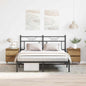 Armario de Noche 2 pcs Roble artesanal 40 x 35 x 50 cm