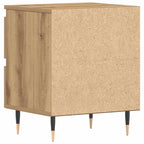 Armario de Noche 2 pcs Roble artesanal 40 x 35 x 50 cm