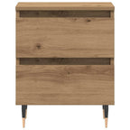Armario de Noche 2 pcs Roble artesanal 40 x 35 x 50 cm