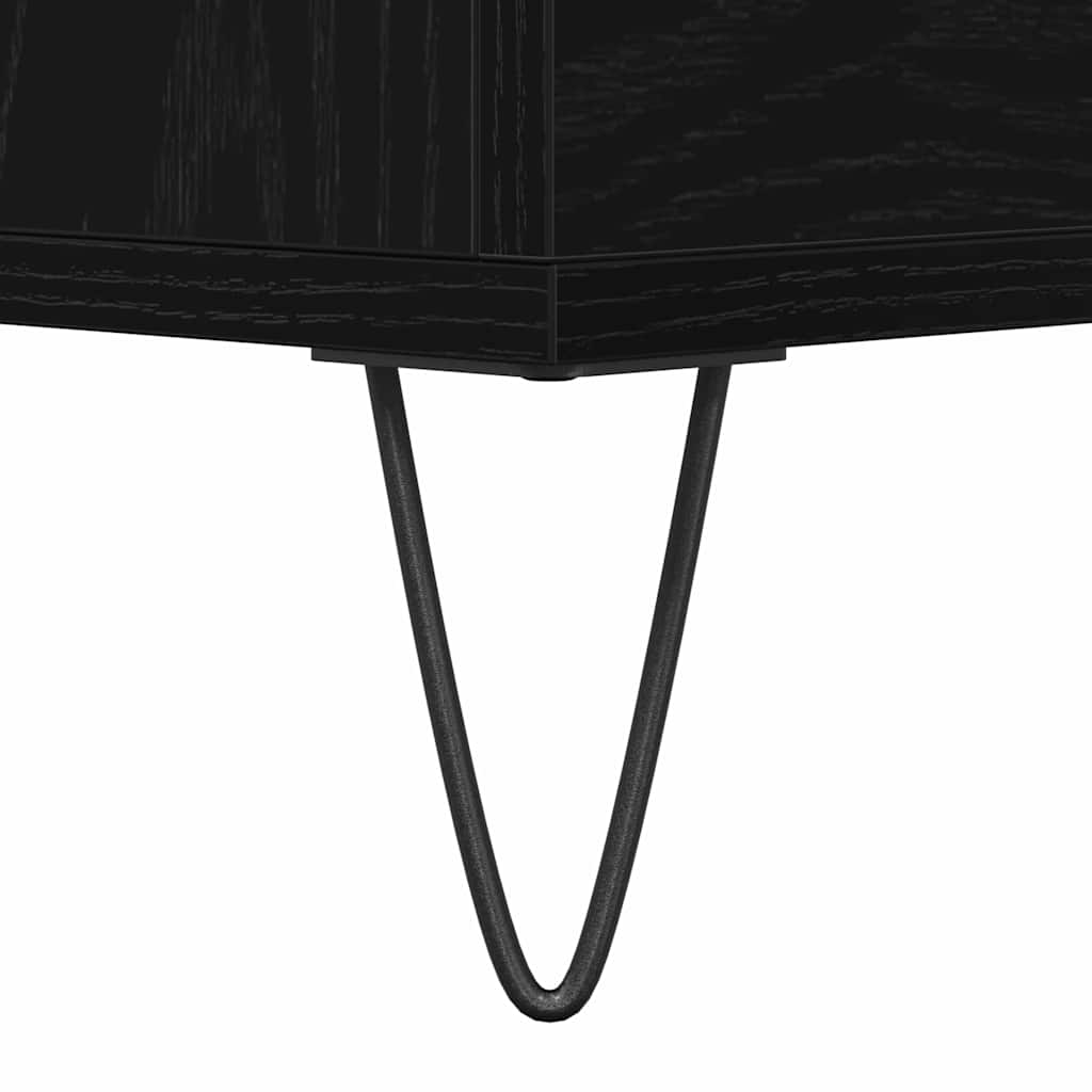 Aparador Roble Negro 60 x 35 x 70 cm Madera de ingeniería
