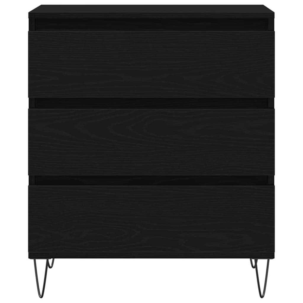 Aparador Roble Negro 60 x 35 x 70 cm Madera de ingeniería
