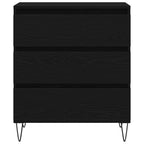 Aparador Roble Negro 60 x 35 x 70 cm Madera de ingeniería