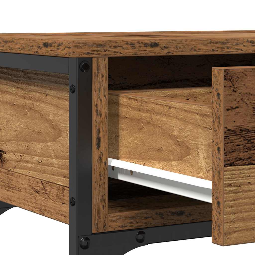 Mesa Consola con cajón Madera vieja 72.5 x 25 x 75 cm