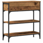 Mesa Consola con cajón Madera vieja 72.5 x 25 x 75 cm